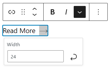 Adding Inline image in Read More block